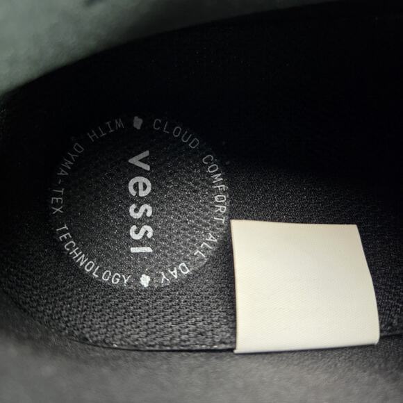 Vessi Cityscape Mens Size 10 Lace Up Waterproof Shoes Sneakers Black White - Picture 11 of 13